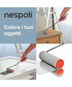 Nespoli Minirullo Microcrater 11cm - 2 Ricambi Pittura Superfici Lisce