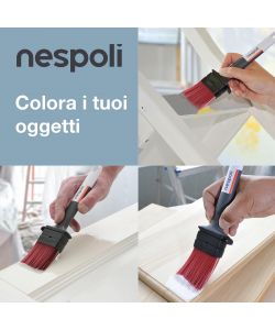 Nespoli Pennello Piatto 65 mm SoftTouch per Smalti Acqua e Solvente