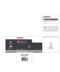 Nespoli Ricarica Minirullo Pittura Legno 11 cm Teflon - 2 Pezzi