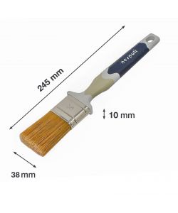 Nespoli Pennello Piatto SoftTouch 38 mm per Vernice Legno Ergonomico