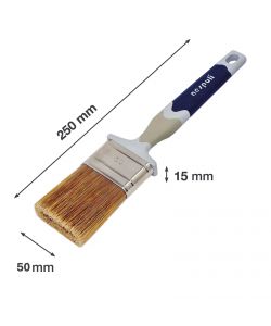 Nespoli Pennello Piatto SoftTouch 50 mm per Vernice Legno Ergonomico