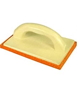 Nespoli Frattazzo Spugna Arancio con Manico Plastica 14x21 cm Leggero