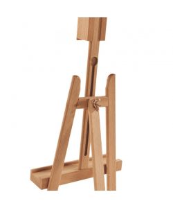 Cavalletto da Tavolo a Lira in Faggio Massiccio Regolabile 32 cm