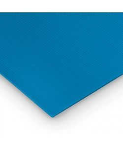 Vetronova Lastra polionda polipropilene azzurro 100x200 cm 2,5 mm