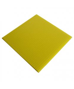 Lastra polionda polipropilene gialla 100 x 200 cm spessore 2,5 mm