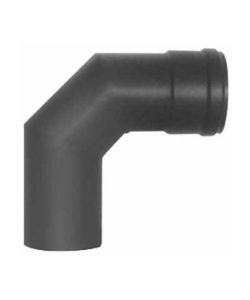 Gomito Acciaio 90 8 cm Grigio 2Mm Pellet Ala