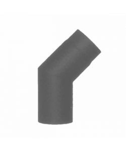 Gomito Acciaio 45 8 cm Grigio 2Mm Pellet Ala
