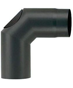 Gomito Acciaio 90 14 cm Nero Ispezionabile 2 Mm Aeternum Ala