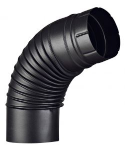 Gomito Smaltato Aperto 65 12 cm Nero Op Aeternum Ala