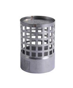 Terminale Scarico per stufe a Pellet in Acciaio Inox 10 cm Ala
