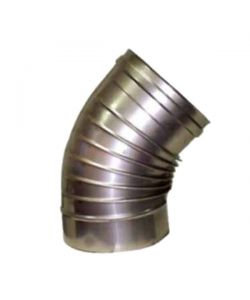 Gomito Inox 45^ 16 Ala