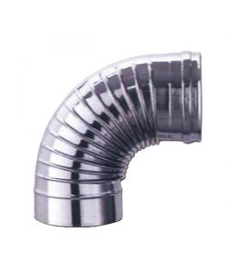 Gomito Inox 90 8 cm Ala