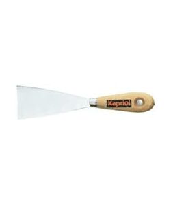 Kapriol Spatola cromata 100 mm manico legno ergonomico resistente