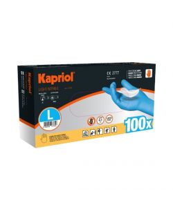 Kapriol Guanti Light in Nitrile Blu Monouso TG.XL - Confezione 100 pz