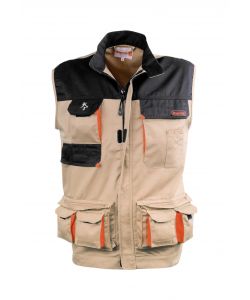 Gilet Colore Beige e Nero. Taglia M