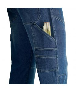 Kapriol Jeans da Lavoro Touran - Elasticizzati con Tasche - Taglia L