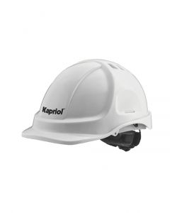 KAPRIOL Casco Professionale Bianco EN 397 in ABS Antiurto Taglia Unica