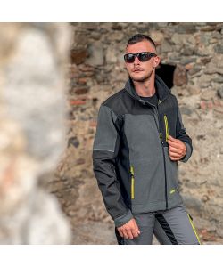 Kapriol Felpa Kavir Pile da Lavoro con Zip - Grigio - Taglia L