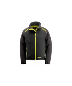Kapriol Giacca Impermeabile SoftShell Antivento Nera e Gialla - TG.L
