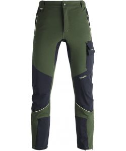 Kapriol Pantaloni Dynamic Giardiniere Verde/Nero TG.S Slimfit Idrorepellenti