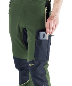 Kapriol Pantaloni Dynamic Giardiniere Verde/Nero TG.S Slimfit Idrorepellenti