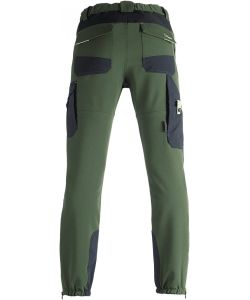 Kapriol Pantaloni Dynamic Giardiniere Verde/Nero TG.S Slimfit Idrorepellenti