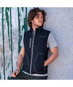 Kapriol Gilet Tecnico Black/Silver XL - Impermeabile e Traspirante