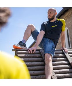 Kapriol Maglietta Traspirante Quick Dry in Poliestere Nero - TG.L