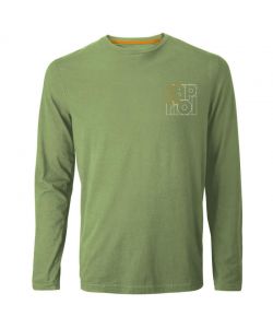 KAPRIOL T-Shirt Lunga Enjoy Urban Sea Spray S - 80% Cotone Riciclato