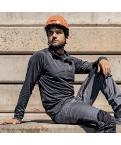 KAPRIOL Maglia in Pile Uomo Kavir Grigio L - Comfort e Calore Outdoor
