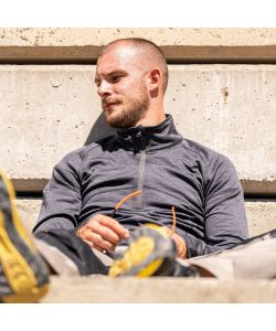 KAPRIOL Maglia in Pile Uomo Kavir Grigio XL per Lavoro e Outdoor