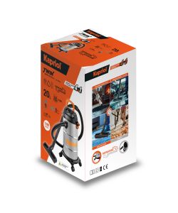 Kapriol Bidone Aspiratutto Twin 4in1 20L 1200W Aspirazione Cenere Liquidi