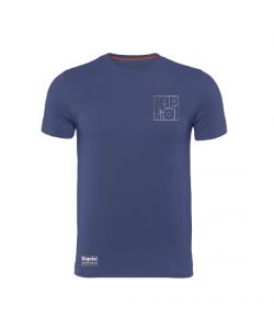 Kapriol T-shirt Enjoy in Cotone Blu Design Urban - TG.M