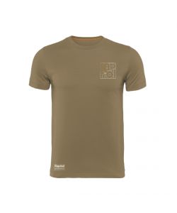 Kapriol T-Shirt Enjoy in Cotone color Tortora Design Urban - TG.XL