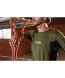 Kapriol T-Shirt da Lavoro Tecnica Quick Dry Traspirante Verde - TG.XL
