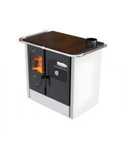Lincar Cucina a Legna Nada 4,5 Bianca 9,33kW - 98x62x85 cm