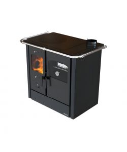 Lincar Cucina a Legna Nada 4,5 Antracite 9,33kW - 98x62x85 cm