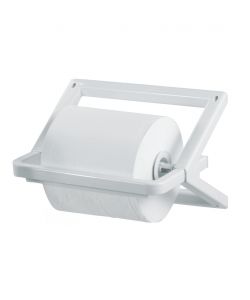 Mar Plast Portasciugamani a Rotolo Bianco 47x29x22 cm Dispenser Industriale