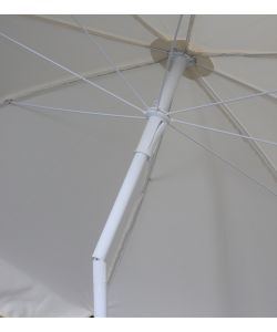 Ombrellone Novara in Poliestere Ecr� - 8 Stecche - 200x215 cm