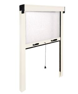 Zanzariera Verticale in Alluminio Bianco - 80 x 170 cm