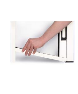 IRS Zanzariera Orizzontale a Molla Bianca 160x250 cm - Facile Installazione