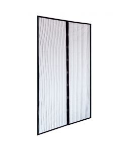 Zanzariera magnetica nera 140x240
