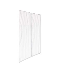 Zanzariera magnetica bianca 150x250 cm riducibile con velcro adesivo