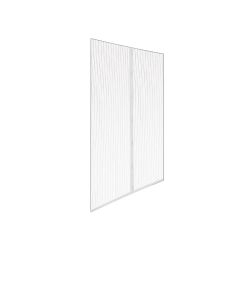 Zanzariera magnetica bianca 150x250 cm riducibile con velcro adesivo