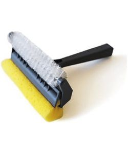 IRS Spazzola pulizia zanzariere giallo/nero design ergonomico 1 pezzo