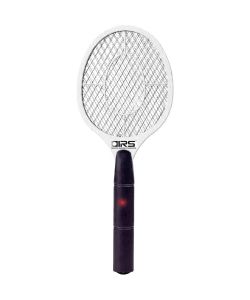 IRS Racchetta Elettrica per Insetti a Batteria Bianco 46 cm Rete Acciaio