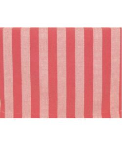 Cuscino per lettino a righe rosso