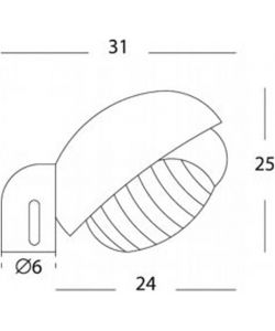 Sovil Lanterna Residence Nero per Esterno E27 IP44 24x31 cm