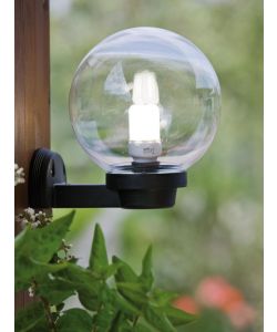 Sovil Testa-Palo Illuminazione Esterno Globo 20 cm Termoplastico Chiaro