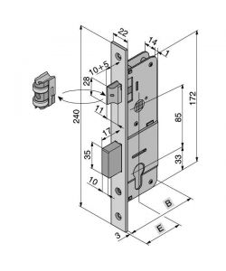 Serratura Inf.All 101.20.01.0 Welka